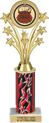 10.5 inch Shooting Stars Color Insert Trophy w/ Column