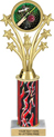 10.5 inch Shooting Stars Color Insert Trophy w/ Column