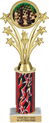 10.5 inch Shooting Stars Color Insert Trophy w/ Column
