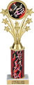 10.5 inch Shooting Stars Color Insert Trophy w/ Column