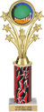 10.5 inch Shooting Stars Color Insert Trophy w/ Column