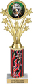 10.5 inch Shooting Stars Color Insert Trophy w/ Column