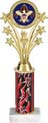 Shooting Stars Color Insert Trophy w/ Column