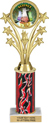 10.5 inch Shooting Stars Color Insert Trophy w/ Column