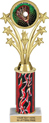 10.5 inch Shooting Stars Color Insert Trophy w/ Column