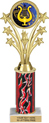 10.5 inch Shooting Stars Color Insert Trophy w/ Column