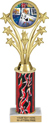 10.5 inch Shooting Stars Color Insert Trophy w/ Column