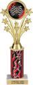 10.5 inch Shooting Stars Color Insert Trophy w/ Column
