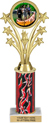 10.5 inch Shooting Stars Color Insert Trophy w/ Column