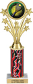 10.5 inch Shooting Stars Color Insert Trophy w/ Column
