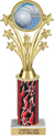 10.5 inch Shooting Stars Color Insert Trophy w/ Column
