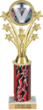 10.5 inch Shooting Stars Color Insert Trophy w/ Column
