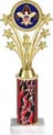 Shooting Stars Color Insert Trophy w/ Column