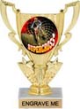 6 inch 1/2 Cup Color Insert Trophy