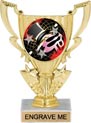 6 inch 1/2 Cup Color Insert Trophy