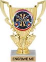 6 inch 1/2 Cup Color Insert Trophy