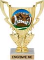 1/2 Cup Color Insert Trophy