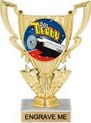 6 inch 1/2 Cup Color Insert Trophy