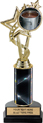 10.5 inch EXCLUSIVE Color Insert Trophy w/ Column on Marble Tone Base