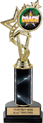 EXCLUSIVE Color Insert Trophy w/ Column on Marble Tone Base