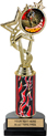 10.5 inch EXCLUSIVE Color Insert Trophy w/ Column on Marble Tone Base