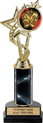EXCLUSIVE Color Insert Trophy w/ Column on Marble Tone Base