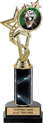 EXCLUSIVE Color Insert Trophy w/ Column on Marble Tone Base