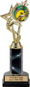 EXCLUSIVE Color Insert Trophy w/ Column on Marble Tone Base