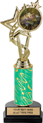 EXCLUSIVE Color Insert Trophy w/ Column on Marble Tone Base