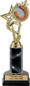10.5 inch EXCLUSIVE Color Insert Trophy w/ Column on Marble Tone Base