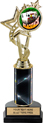 EXCLUSIVE Color Insert Trophy w/ Column on Marble Tone Base