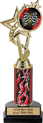 10.5 inch EXCLUSIVE Color Insert Trophy w/ Column on Marble Tone Base