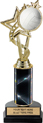 10.5 inch EXCLUSIVE Color Insert Trophy w/ Column on Marble Tone Base