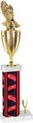 18 inch Square/Oval Column Trophy w/ Trim