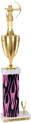 20 inch Square/Oval Column Trophy w/ Trim