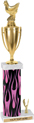20 inch Square/Oval Column Trophy w/ Trim