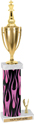 20 inch Square/Oval Column Trophy w/ Trim