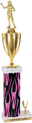 20 inch Square/Oval Column Trophy w/ Trim