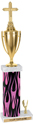 20 inch Square/Oval Column Trophy w/ Trim