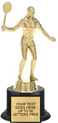 Trophy: Figure on black weighted base