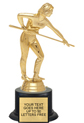 Trophy: Figure on black weighted base