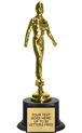 Trophy: Figure on black weighted base