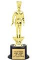 Trophy: Figure on black weighted base