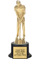 Trophy: Figure on black weighted base