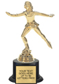 Trophy: Figure on black weighted base