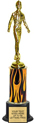 Trophy: Interchangeable column on weighted black base