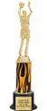 Trophy: Interchangeable column on weighted black base