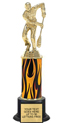 Trophy: Interchangeable column on weighted black base