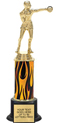 Trophy: Interchangeable column on weighted black base