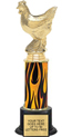 Trophy: Interchangeable column on weighted black base